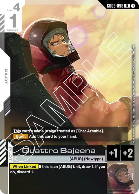 Quattro Bajeena (Store Tournament Participant Pack 02)