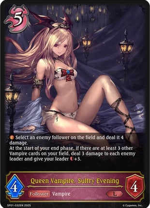 Queen Vampire, Sultry Evening