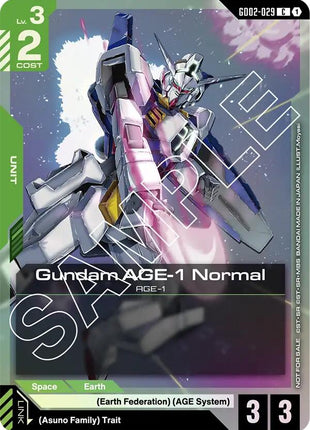 Gundam AGE-1 Normal (GD02-029) (GD02 Release Event)