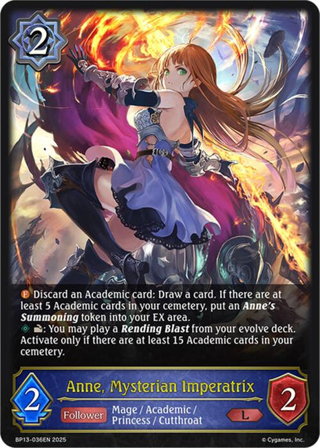 Anne, Mysterian Imperatrix