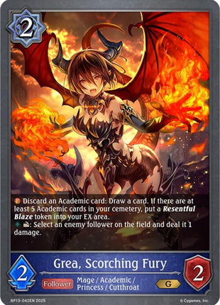 Grea, Scorching Fury