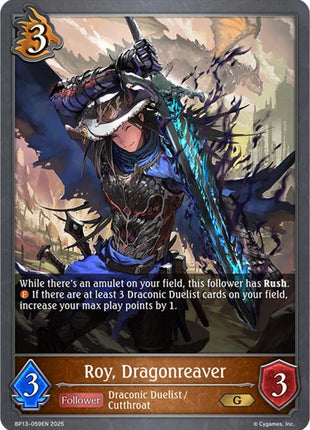 Roy, Dragonreaver