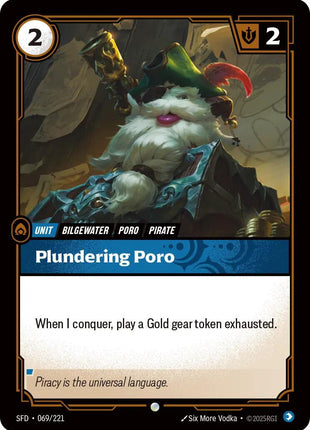 Plundering Poro