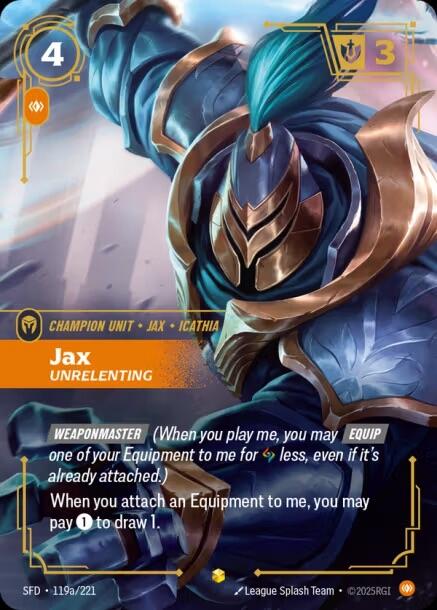 Jax - Unrelenting (Alternate Art)