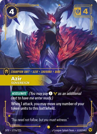 Azir - Sovereign (Alternate Art)