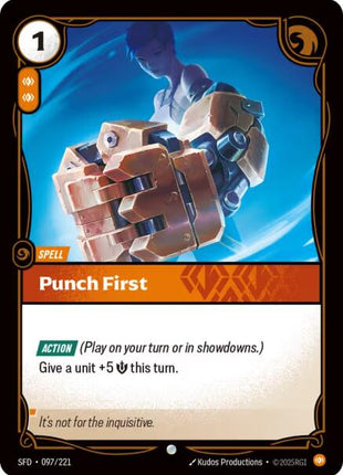 Punch First