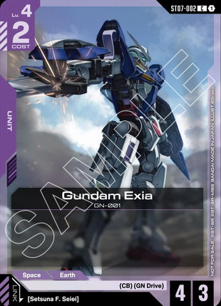 Gundam Exia (ST07 Release Event)