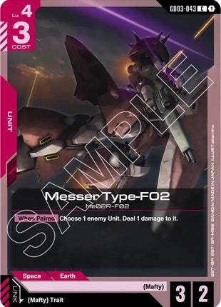 Messer Type-F02