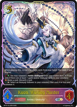 Kuon, Wuxing Master (SL)