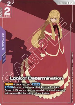 Look of Determination (R+)