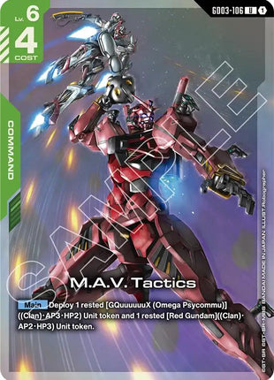 M.A.V. Tactics (Premium Card Collection Gundam Assemble)