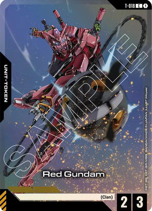 Red Gundam (T-018) (Premium Card Collection Gundam Assemble)