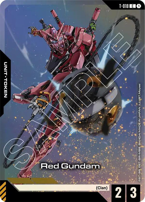 Red Gundam (T-018) (Premium Card Collection Gundam Assemble)