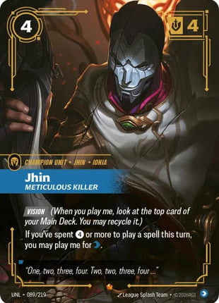 Jhin - Meticulous Killer
