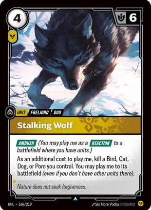 Stalking Wolf