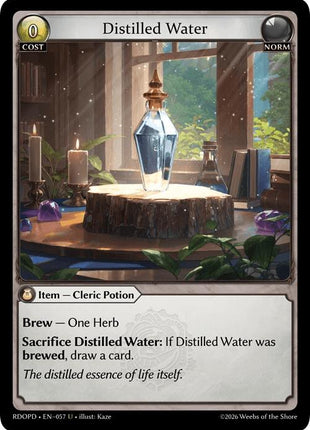 Distilled Water