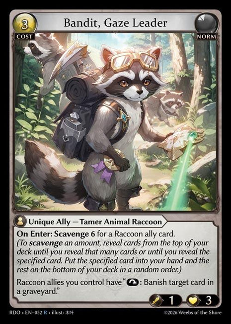 Bandit, Gaze Leader