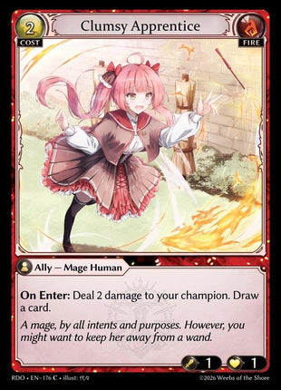 Clumsy Apprentice