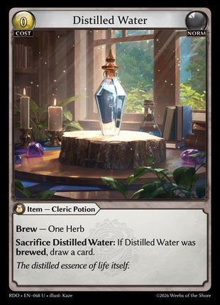 Distilled Water