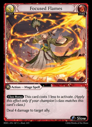 Focused Flames