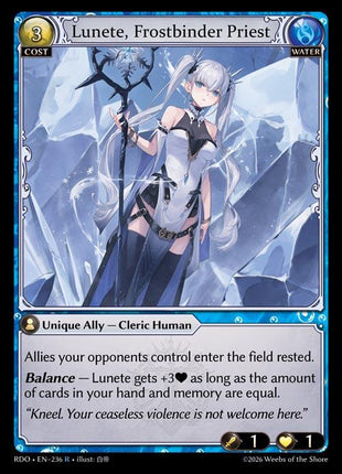 Lunete, Frostbinder Priest