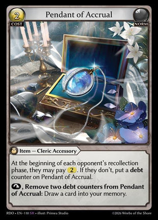 Pendant of Accrual
