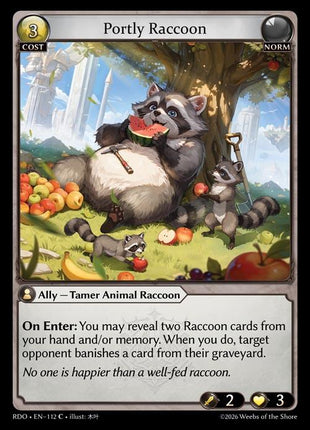 Portly Raccoon