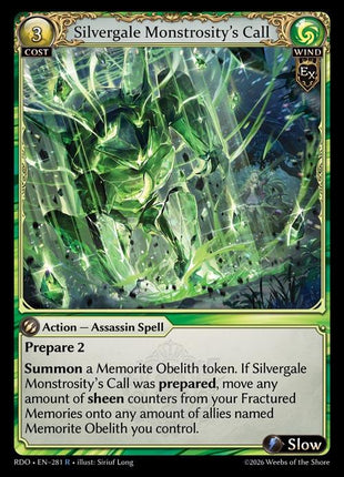 Silvergale Monstrosity's Call