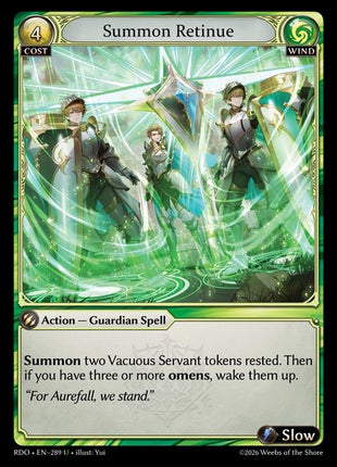 Summon Retinue