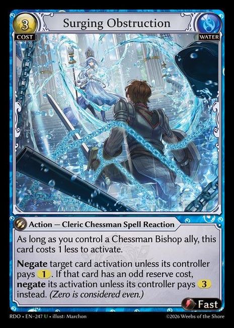Surging Obstruction