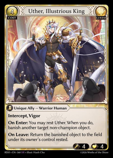 Uther, Illustrious King