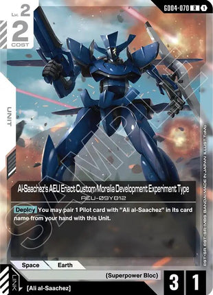 Al-Saachez's AEU Enact Custom Moralia Development Experiment Type