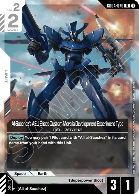 Al-Saachez's AEU Enact Custom Moralia Development Experiment Type
