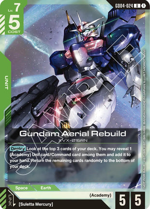 Gundam Aerial Rebuild (GD04 Release Event)