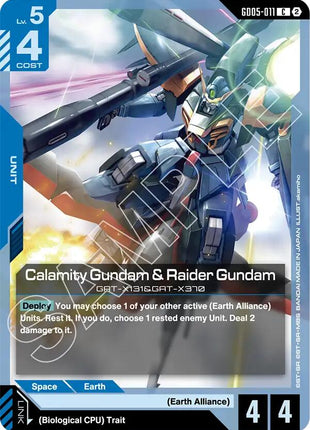 Calamity Gundam & Raider Gundam