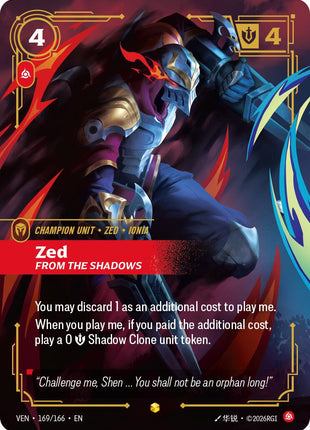 Zed - From the Shadows (Overnumbered)
