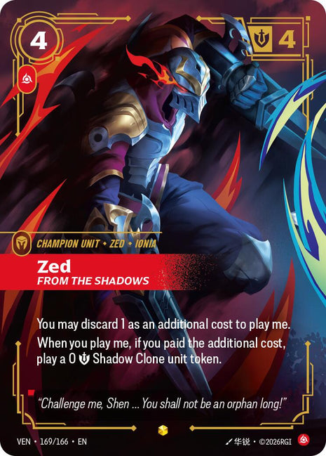 Zed - From the Shadows (Overnumbered)