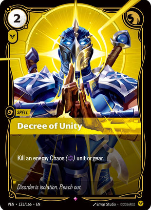 Decree of Unity