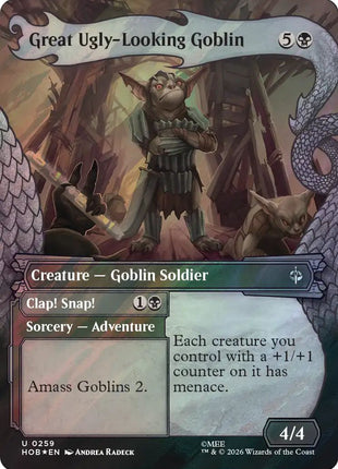 Great Ugly-Looking Goblin (Showcase) (Surge Foil)