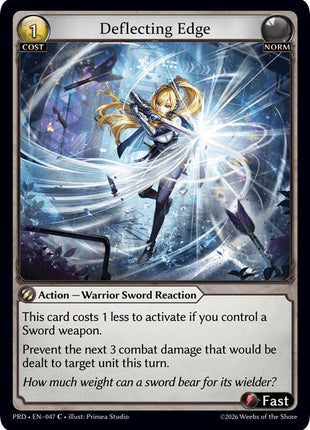 Deflecting Edge