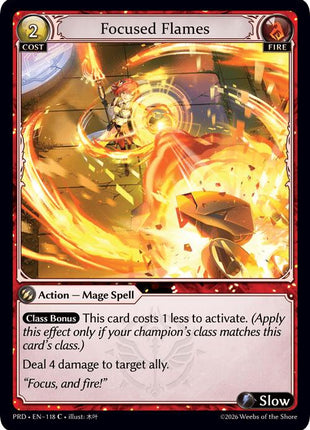 Focused Flames