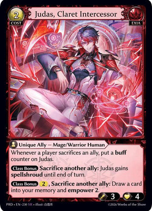 Judas, Claret Intercessor