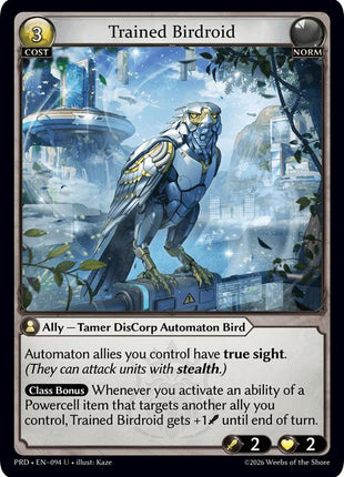 Trained Birdroid