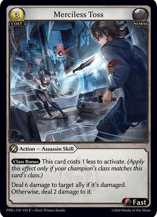 Merciless Toss (Interference Curio Foil)
