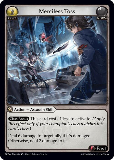 Merciless Toss (Interference Curio Foil)
