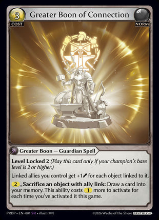 Greater Boon of Connection