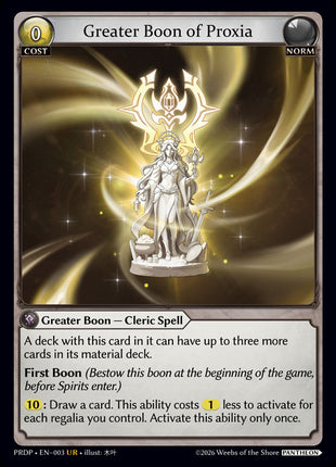 Greater Boon of Proxia
