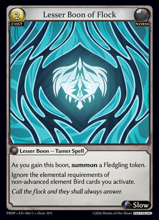 Lesser Boon of Flock