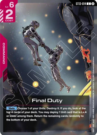 Final Duty