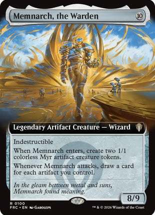Memnarch, the Warden (Extended Art)